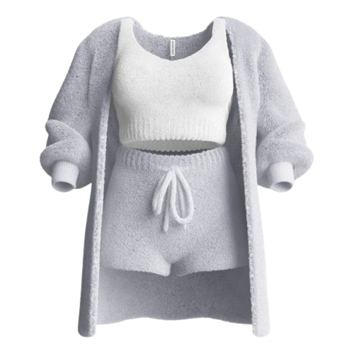Joyaria Womens Cool/Cooling Pajamas Set Long Sleeve Summer Pjs Pants  Set(Cream,S) at  Women's Clothing store